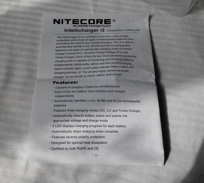 Обзор зарядного Nitecore I2 с Tinydeal 94fb501d5b26b3398b0a6fee831ffe09
