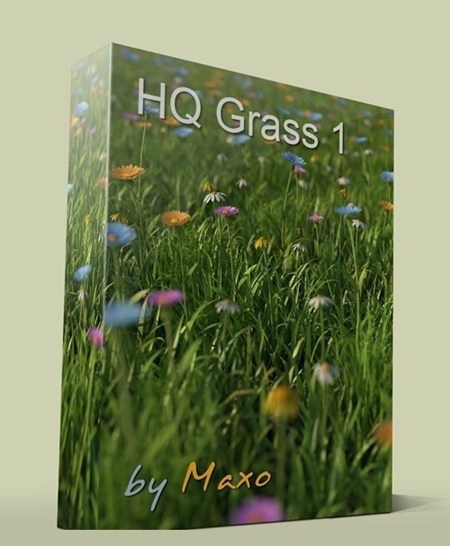 [3d max] 3dMentor - HQ Grass 1