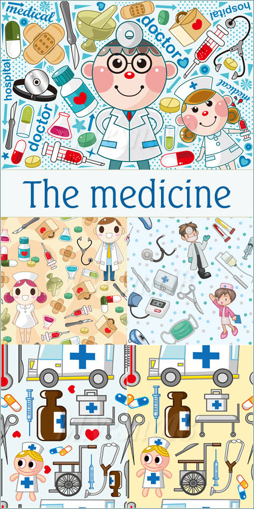   ,   / The medicine, images stock vector