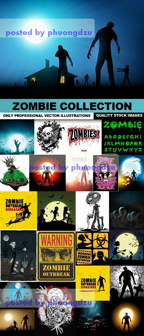 Zombie Collection - 025 Vector