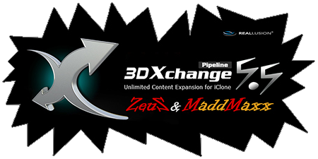 Reallusion iClone 3DXchange 5.5 Pipeline RETAIL+Content