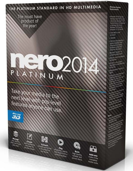 Nero 2014 Platinum v15.0.08500 Multilingual with Content Pack