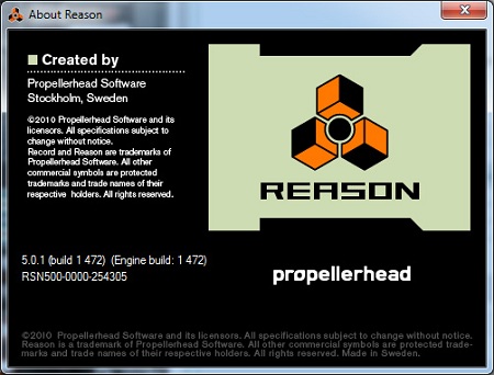 Propellerhead Reason 5 Build 1 428 [English]