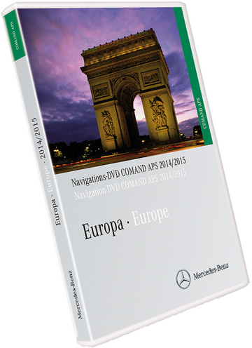 Mercedes Benz Navigations Dvd Command Aps 2014-2015 Europe Ntg1 v15 Ml Navi ...