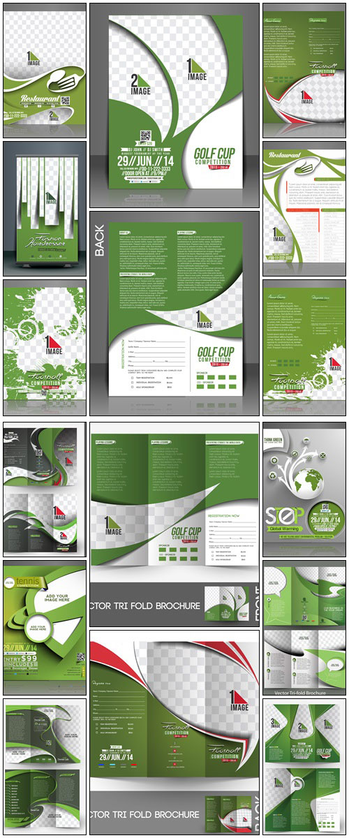 Brochure Design, part 17 - vector stock