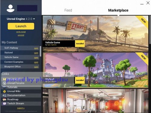 Unreal Engine 4.2 Marketplace Source Files