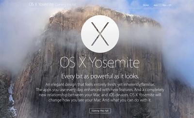 Bootable Flash Drive OS X v10.10 YosemitE  DP1 (Build 14A238x)