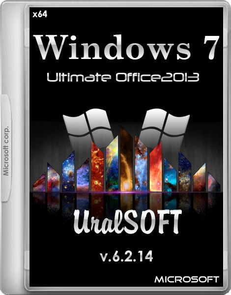 Windows 7 Ultimate Office2013 UralSOFT v.6.2.14 (x64/RUS/2014)