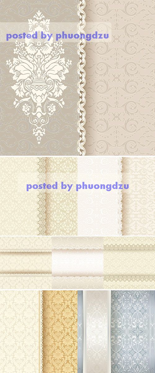 Stock: Vintage background, invitation cards in an vintage-style