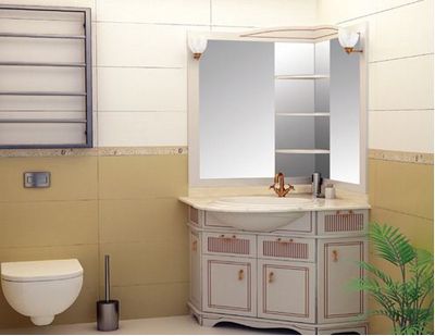 Угловые раковины для ванной с тумбой: преимущества установки  - фото и видеоинструкции