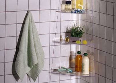 Полочки для ванной комнаты – стандартный атрибут дизайнера - советы профессионала
