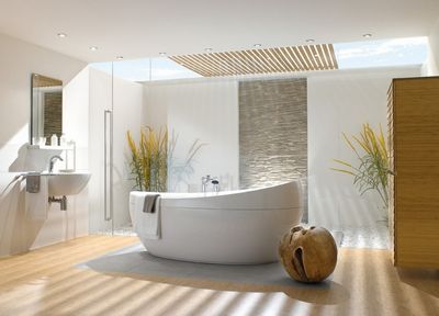 Отдельностоящая ванна: интересная деталь интерьера  - рекомендации прораба