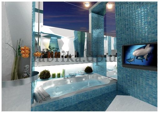 Голубая ванная – морские мотивы в вашем доме  - мнения и рекомендации