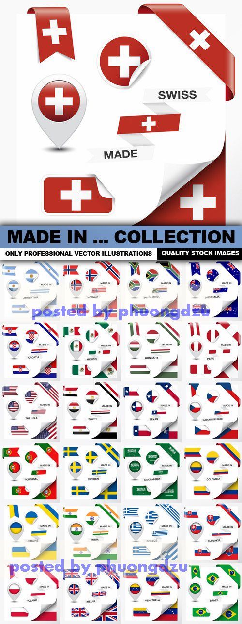 Made In ... Collection Vector