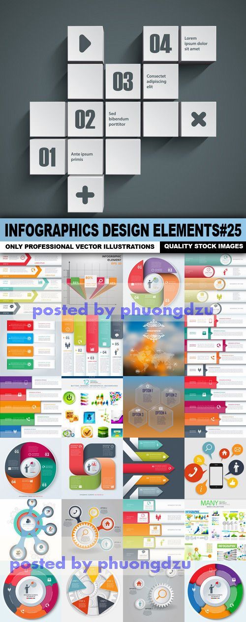 Infographics Design Elements Vector colection part 25