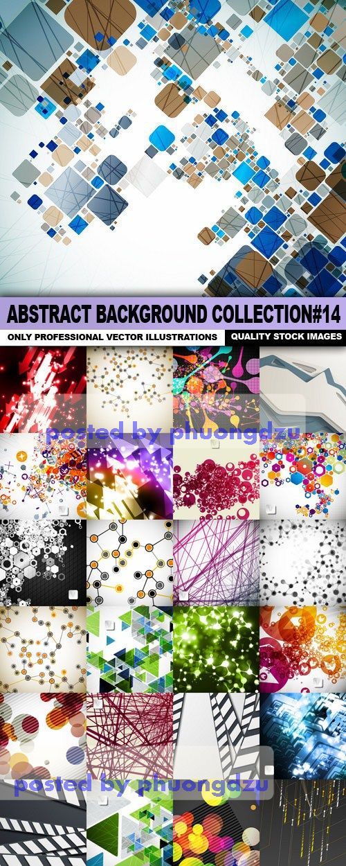Abstract Background Collection Vector 14