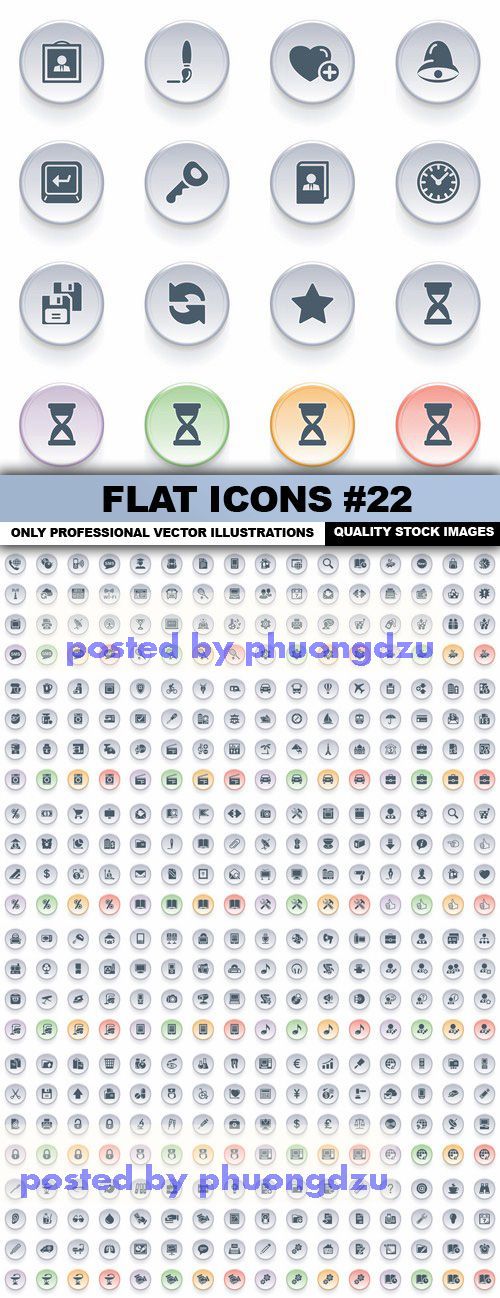 Flat Icons Vector colection part 22