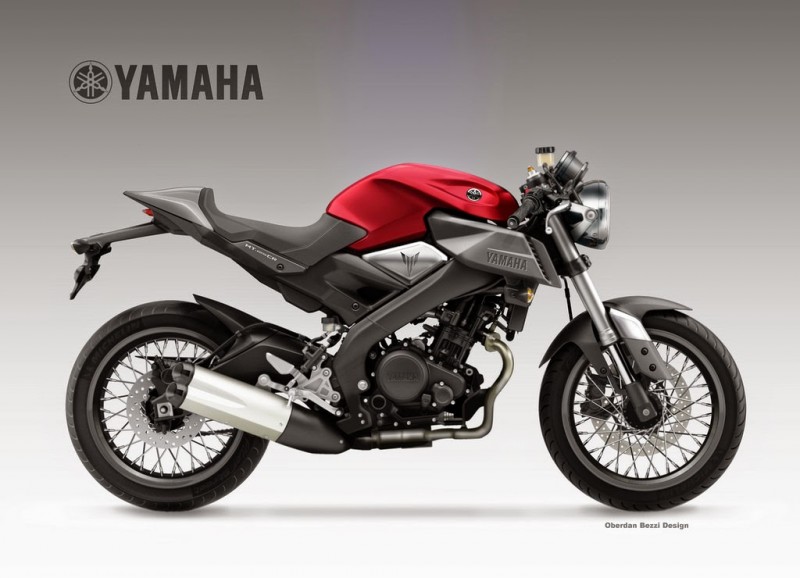 Концепт мотоцикла Yamaha MT-125 CR