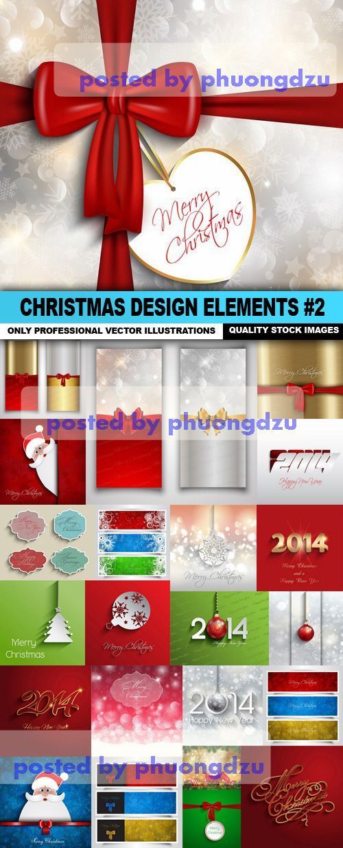 Christmas Design Elements Vector part 2