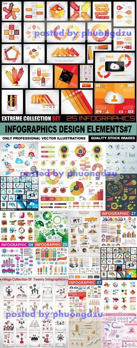 Infographics Design Elements Vector colection part 7