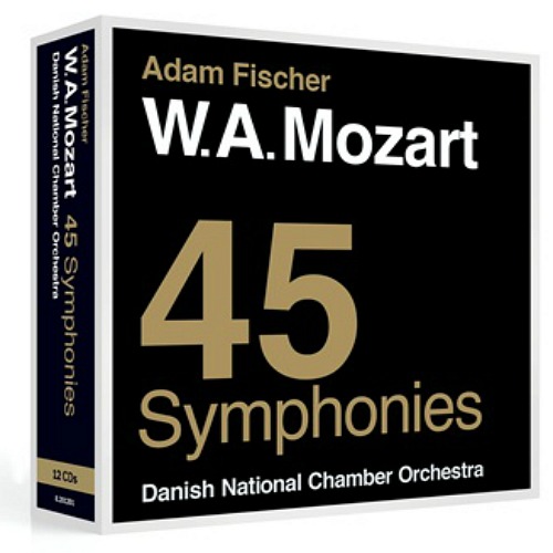 Danish National Chamber Orchestra: W.A. Mozart. 45 Symphonies (12CD) (2014)