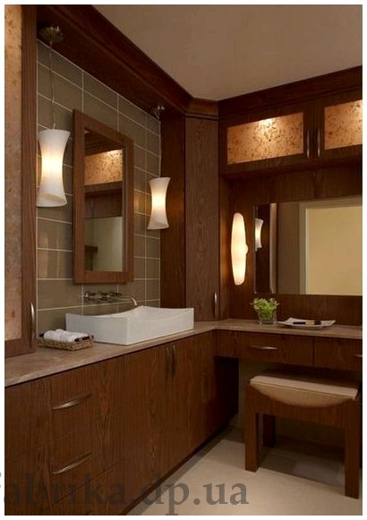 Ванная комната в квартире коричневого цвета  - мнение профессионала