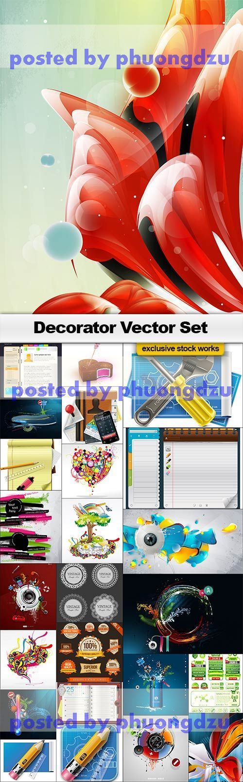 Decorators Vector Set 2