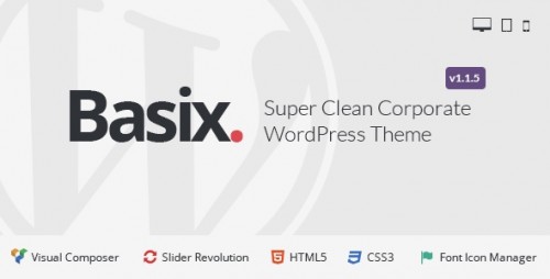 Download Nulled Basix v.1.0.4 - Themeforest Corporate WordPress Theme