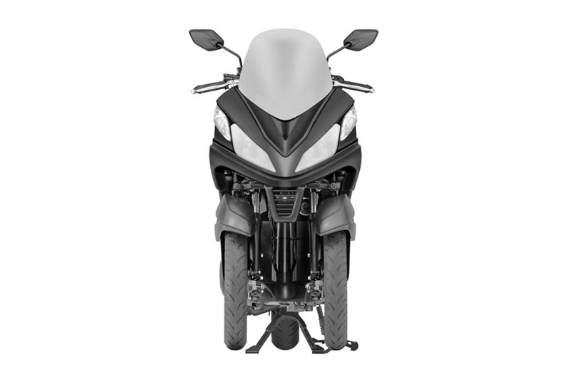 Компания Yamaha запатентовала дизайн 3-колесного скутера
