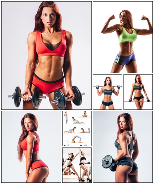 Fitness woman - Stock Photo
