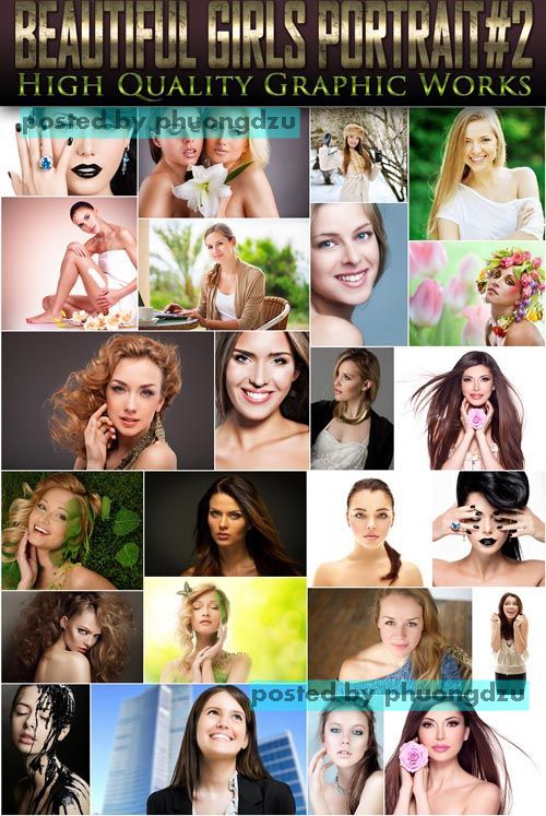 Exclusive - Beautiful Girls Portrait set 2