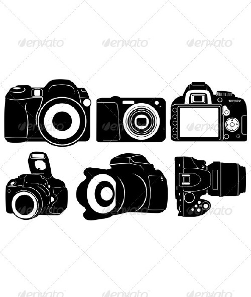 GraphicRiver Set of Different Cameras 7036716