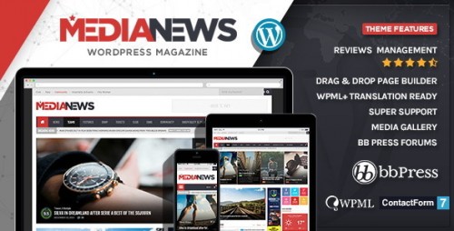 Nulled MediaNews - WordPress News Magazine Blog Theme