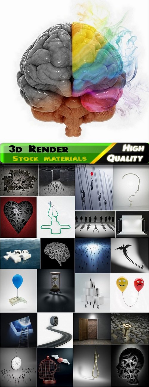 3d Render Creative ideas Stock images #3 - 25 HQ jpg