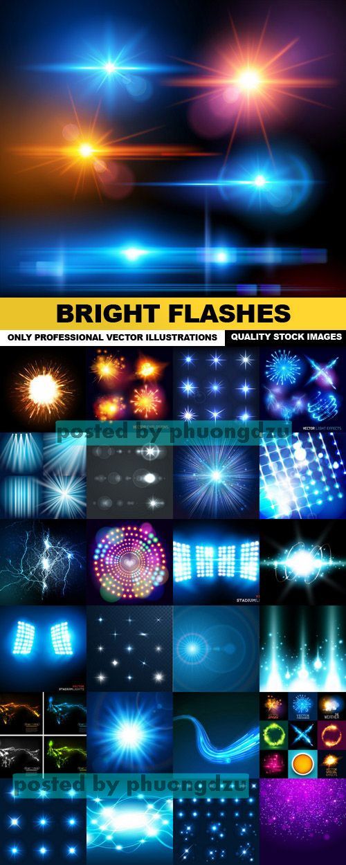 Bright Flashes Vector colection part 1