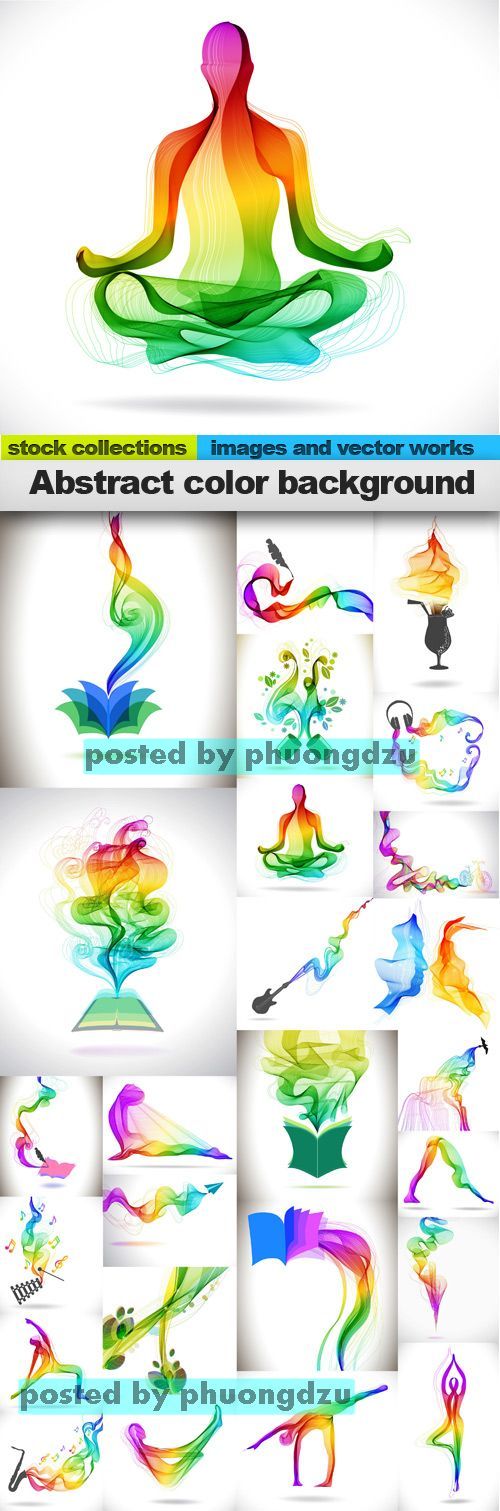 Abstract color background 25xEPS