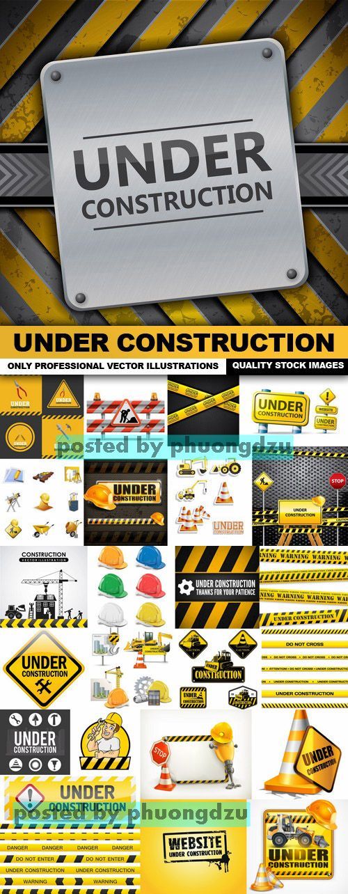 Under Construction Vector colection 1
