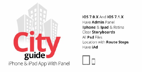 CodeCanyon - City Guide - iPhone & iPad App With Panel