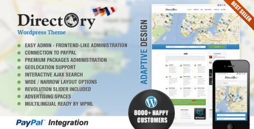 Download Nulled Directory Portal v4.3 - Themeforest WordPress Theme