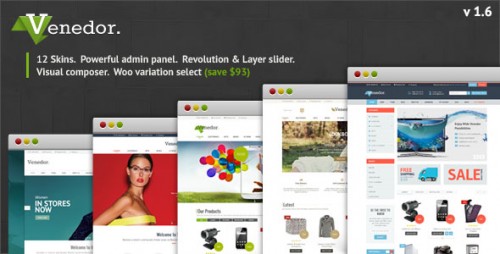 Download Nulled Venedor v1.6 - Ultimate WordPress + WooCommerce Theme