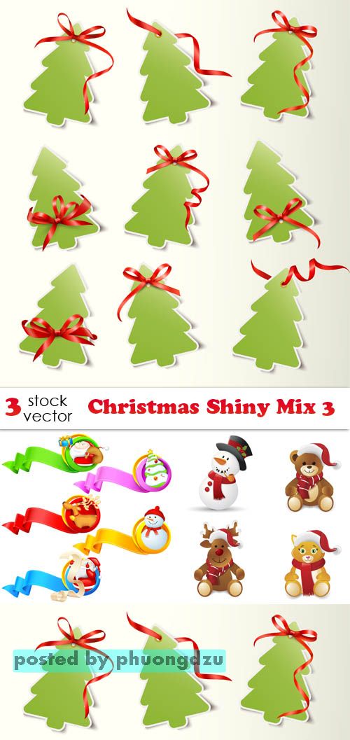 Vectors - Christmas Shiny Mix 03