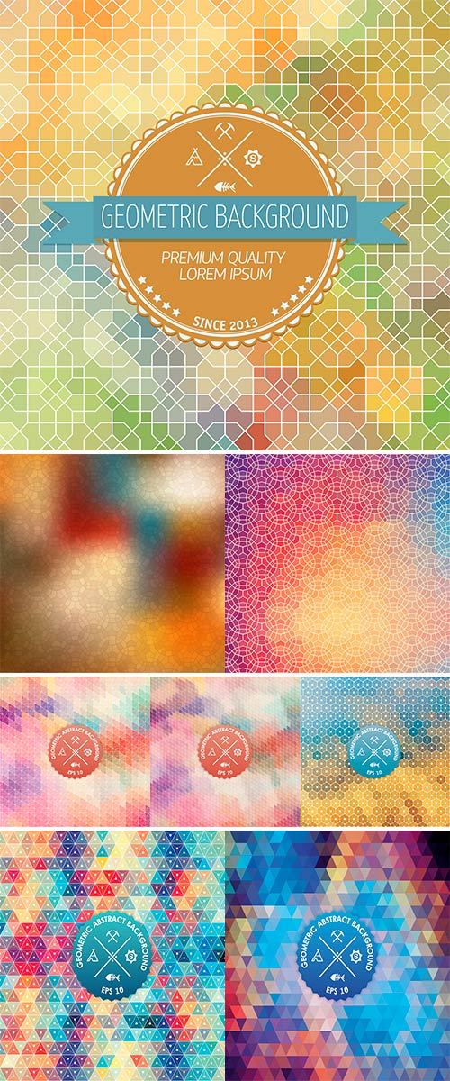 Stock Vector Abstract geometric background, Elegant background for cards and invitations