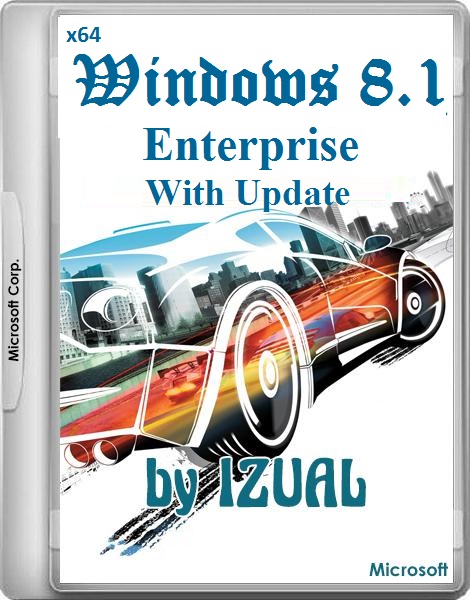 Windows 8.1 Enterprise With Update IZUAL v.17.10.14 (x64/RUS/2014)