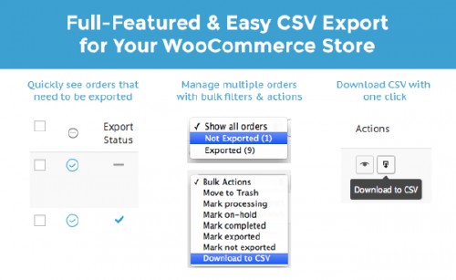 WooThemes - WooCommerce Order/Customer CSV Export v3.5.0