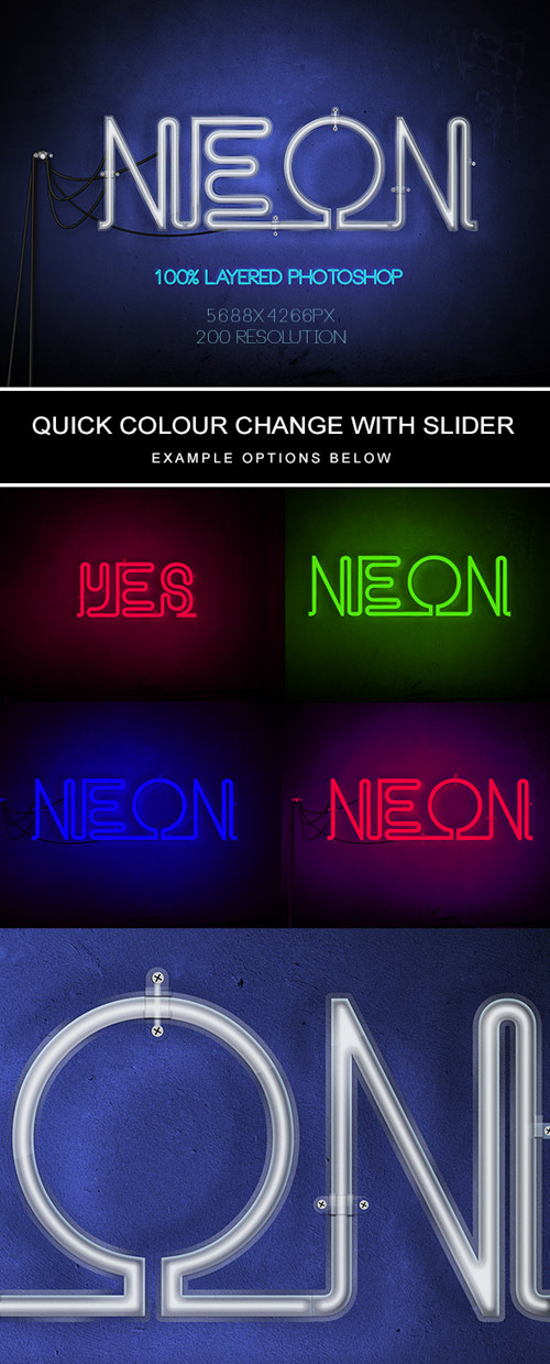 GraphicRiver - Neon Text