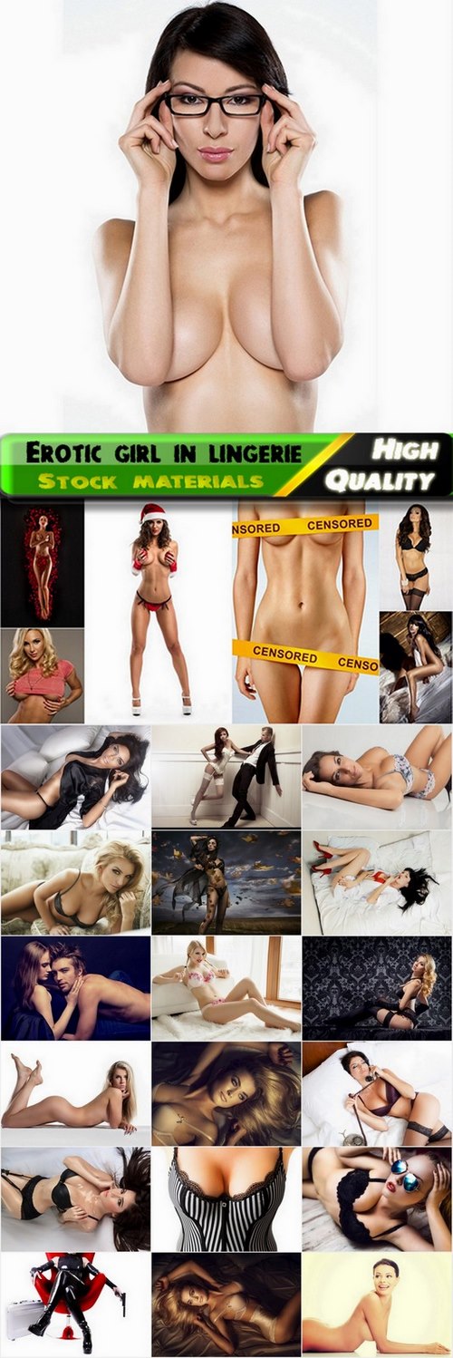 Erotic girl in lingerie Stock images - 25 HQ Jpg