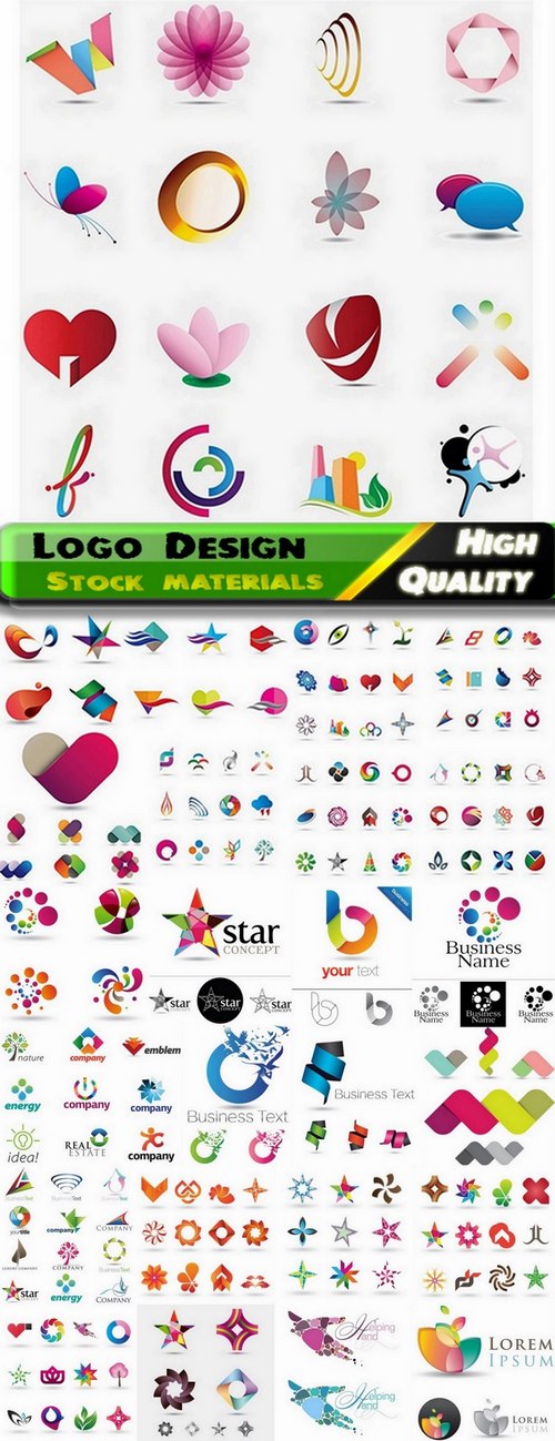 Logo Design in vector Set from stock #42 -  25 Eps