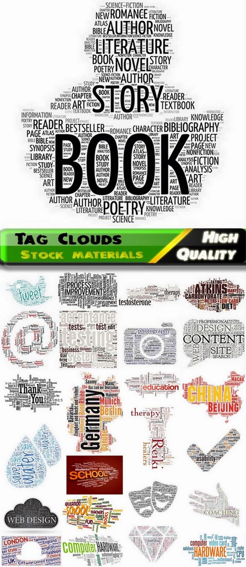 Tag Clouds Business Concept #3 - 25 Eps