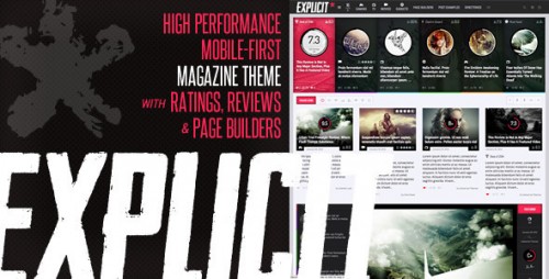 Explicit v2.1 - High Performance ReviewMagazine Theme  