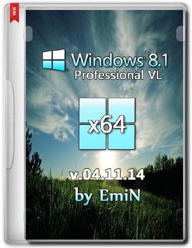 Windows 8.1 Professional Full by EmiN 04.11.2014 (x64/2014/RUS)